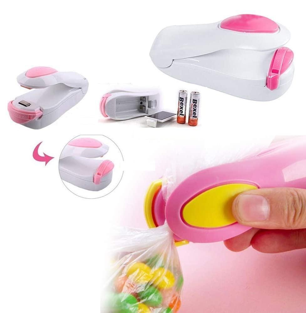 Portable Mini Sealing Machine – USB Rechargeable, Battery Operated, Magnetic Back, 2-in-1 Heat Sealer & Cutter