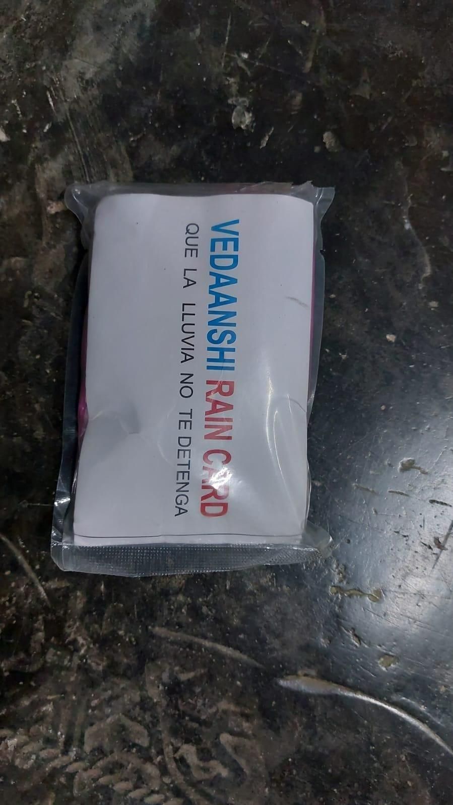 FULLY Reusable Wallet Rain Card Rain Coat (Set of 5) Multicolour