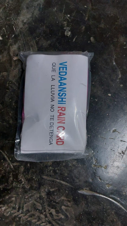 FULLY Reusable Wallet Rain Card Rain Coat (Set of 5) Multicolour