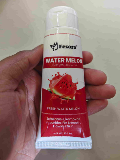 Fezora Watermelon Fresh Glow Face Scrub 200 ML Pack of 2