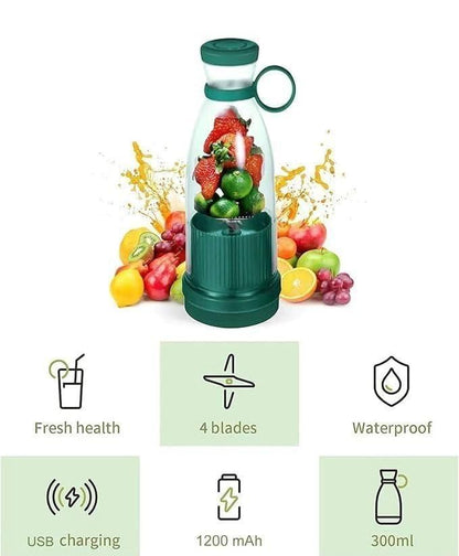 Traverl Portable Mini Juice Blender – USB Rechargeable, 380ml