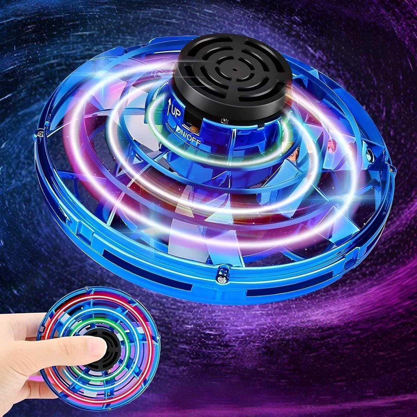 Magic Flying U.F.O Spinner Toy – Flying LED Ball for Kids