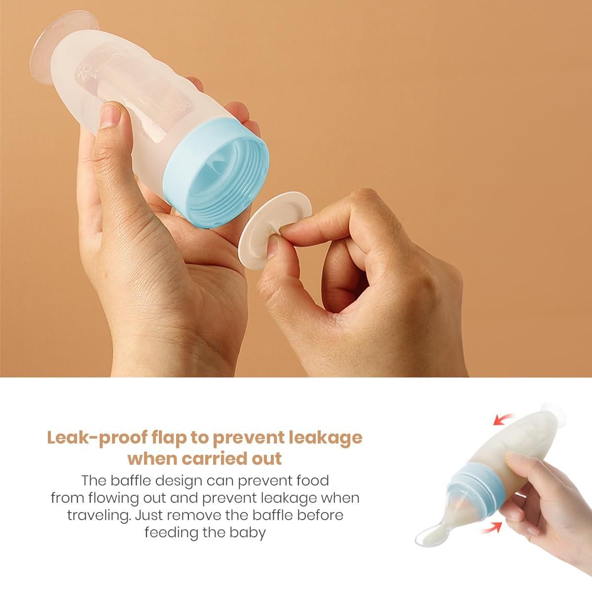 Premium Baby Food Squeeze Feeder Spoon – BPA-Free Silicone Feeding Spoon for Infants & Toddlers