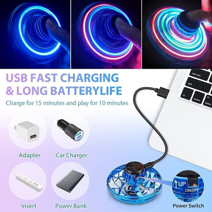Magic Flying U.F.O Spinner Toy – Flying LED Ball for Kids