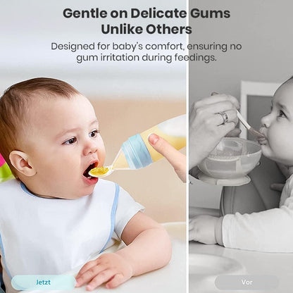 Premium Baby Food Squeeze Feeder Spoon – BPA-Free Silicone Feeding Spoon for Infants & Toddlers