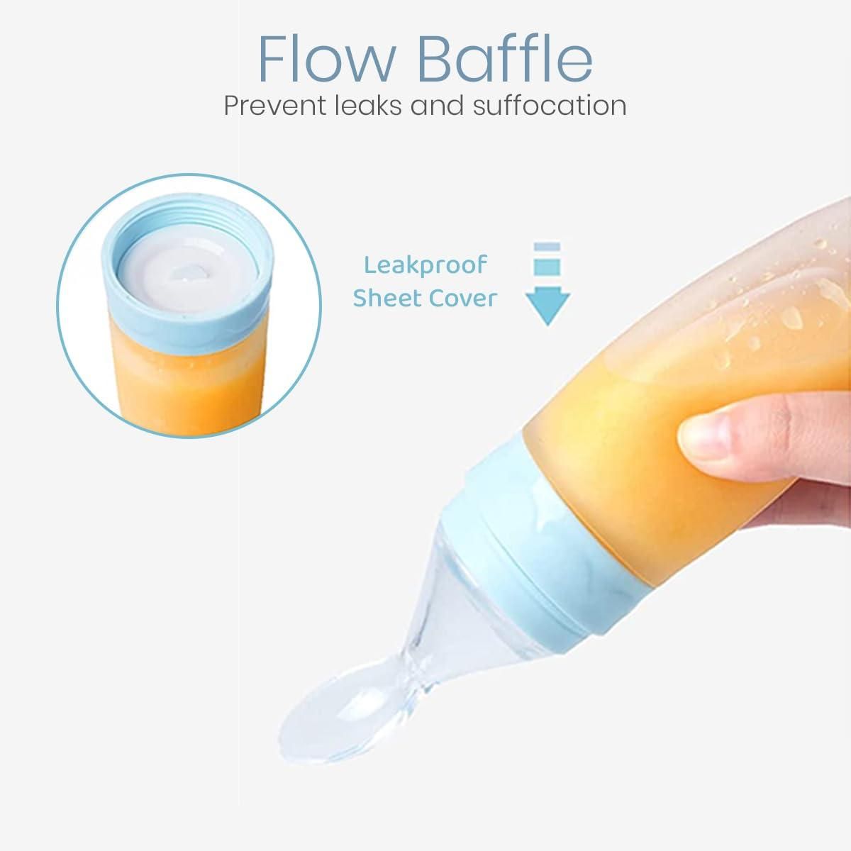 Premium Baby Food Squeeze Feeder Spoon – BPA-Free Silicone Feeding Spoon for Infants & Toddlers