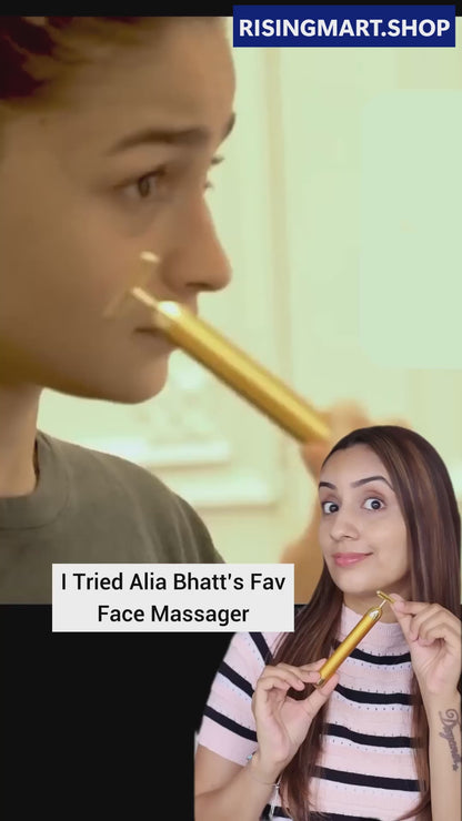 Electric Facial Massage Roller for Face Lifting, Wrinkle Reduction & Skin Tightening And Glow